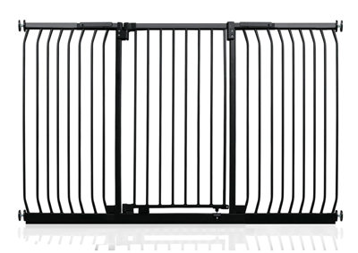 Safetots Extra Tall Elite Safety Gate188Cm197CmMatt BlackExtra Tall 96.8Cm In HeightPressure Fit Stair Gate from B&Q