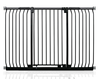 B&Q -  Extra Tall Elite Safety Gate161Cm170CmMatt BlackExtra Tall 96.8Cm In HeightPressure Fit Stair Gate