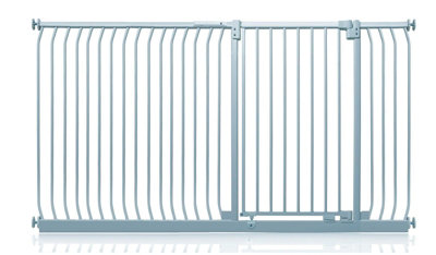 Safetots Extra Tall Elite Safety Gate198Cm207CmMatt GreyExtra Tall 96.8Cm In HeightPressure Fit Stair Gate from B&Q