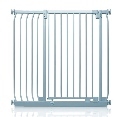 Safetots Extra Tall Elite Safety Gate98Cm107CmMatt GreyExtra Tall 96.8Cm In HeightPressure Fit Stair Gate from B&Q