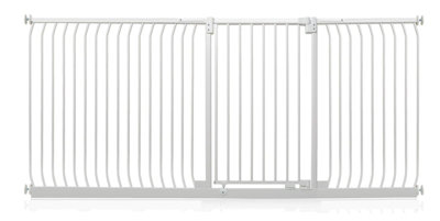 Safetots Extra Tall Elite Safety Gate234Cm243CmMatt WhiteExtra Tall 96.8Cm In HeightPressure Fit Stair Gate from B&Q