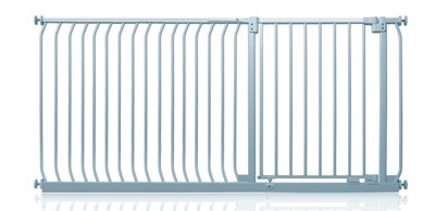 Safetots Elite Pressure Safety Gate171Cm180CmMatt GreyPressure Fit Stair Gate from B&Q