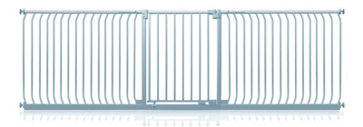 Safetots Elite Pressure Safety Gate271Cm280CmMatt GreyPressure Fit Stair Gate from B&Q