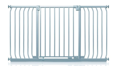 Safetots Elite Pressure Safety Gate143Cm152CmMatt GreyPressure Fit Stair Gate from B&Q
