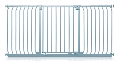 Safetots Elite Pressure Safety Gate179Cm188CmMatt GreyPressure Fit Stair Gate from B&Q