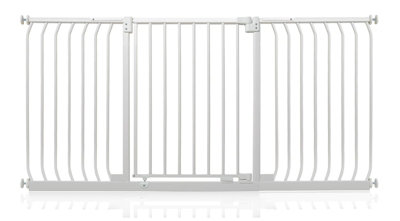 Safetots Elite Pressure Safety Gate170Cm179CmMatt WhitePressure Fit Stair Gate from B&Q