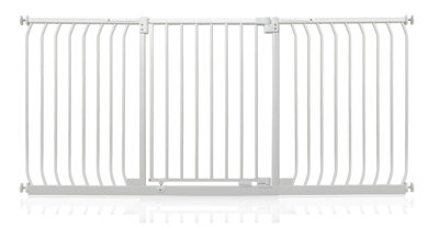 Safetots Elite Pressure Safety Gate188Cm197CmMatt WhitePressure Fit Stair Gate from B&Q