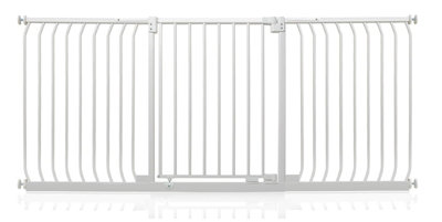 Safetots Elite Pressure Safety Gate197Cm206CmMatt WhitePressure Fit Stair Gate from B&Q