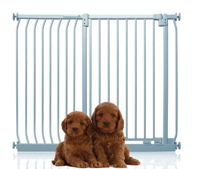 Bettacare Extra Tall Elite Dog Gate125Cm134CmMatt GreyExtra Tall 96.8Cm In HeightPressure Fit Pet Gate from B&Q