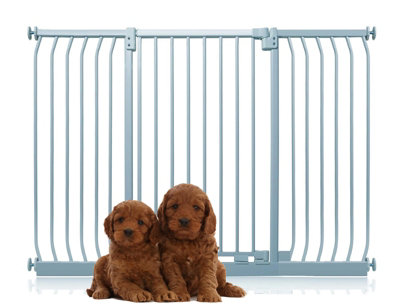 Bettacare Extra Tall Elite Dog Gate143Cm152CmMatt GreyExtra Tall 96.8Cm In HeightPressure Fit Pet Gate from B&Q