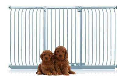 Bettacare Extra Tall Elite Dog Gate197Cm206CmMatt GreyExtra Tall 96.8Cm In HeightPressure Fit Pet Gate from B&Q