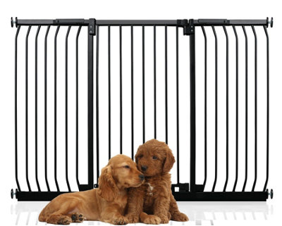 Bettacare Extra Tall Elite Dog Gate152Cm161CmMatt BlackExtra Tall 96.8Cm In HeightPressure Fit Pet Gate from B&Q