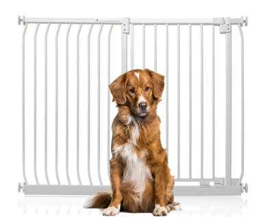 Bettacare Extra Tall Elite Dog Gate134Cm143CmMatt WhiteExtra Tall 96.8Cm In HeightPressure Fit Pet Gate from B&Q