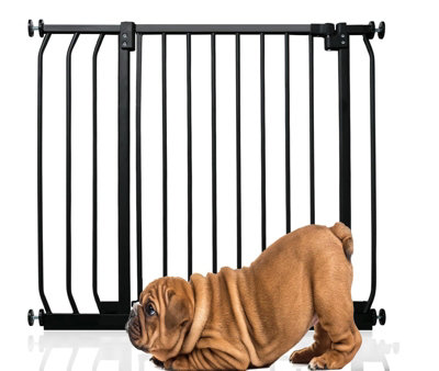 Bettacare Elite Pressure Dog Gate80Cm89CmMatt BlackPressure Fit Pet Gate For Dog And Puppy from B&Q