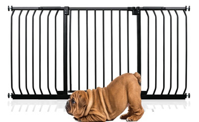 Bettacare Elite Pressure Dog Gate143Cm152CmMatt BlackPressure Fit Pet Gate For Dog And Puppy from B&Q