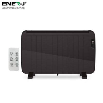 Ener-J Smart Wi-Fi Black Electric Radiator Heater 2000W - Dual Wattage - Ceramic Plates - Portable or Wall-Mounted - Image 5