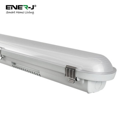 Ener-J Non Corrosive Waterproof Fitting1.2M 40W120 Lumens Per Watt6000K (Pack Of 6) from B&Q