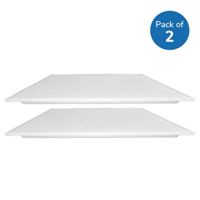 B&Q -  595X595 Backlit Panels 2Pcs PackLifud Driver4000 LumensTpa Diffuser5 Years6500K (Pack Of 3 Sets)