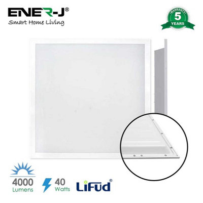 B&Q -  595X595 Backlit Panels 2Pcs PackLifud Driver4000 LumensTpa Diffuser5 Years4000K (Pack Of 3 Sets)