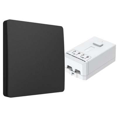 Ener-J 1 Gang Wireless Kinetic Switch Black With 500W Rf Receiver from B&Q