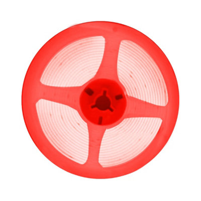 B&Q -  24V Cob Led Strip Light 5M 480 Leds Per Metre Red 12W
