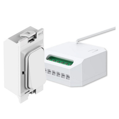 Ener-J EnerJ Hager Grid Switch With 5A Rf Mini Receiver Wireless Kinetic White 500W
