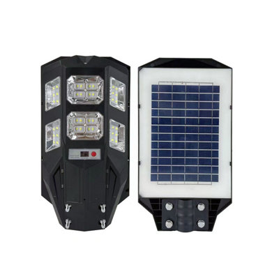 Ener-J 70W Solar Streetlights 6500K With 6V 8W Solar Panel & 6000 Mah Battery & Remote from B&Q