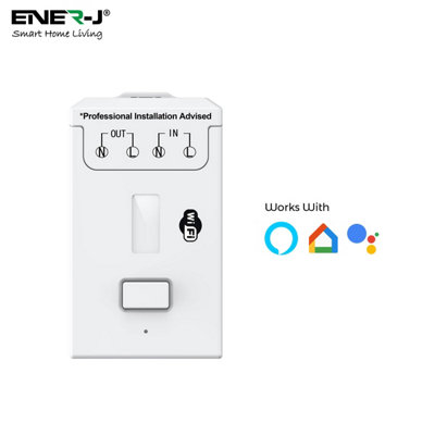 Ener-J Unisex White 500W Rf Wifi Non Dimmable Receiver For Wireless Kinetic Switch Pro Dim In - Image 3