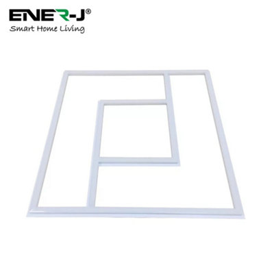 ENER-J 40W LED Panel Light - 600 x 600mm - Cool White 6500K - 4000 Lumens - Aluminium Frame - Pack of 2 - Image 5