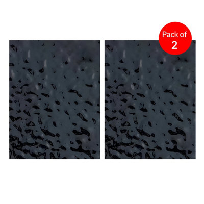 Ener-J Britwall Wave Pattern Metallic Wpc Wall Panels Pack Of 2 Black Water Ripple Decorative Interior Wall Cladding 2440X1220mm from B&Q
