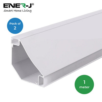Ener-J Gypsum Led Cove Light 45 Degree Corner Aluminum Profile1 Meter from B&Q