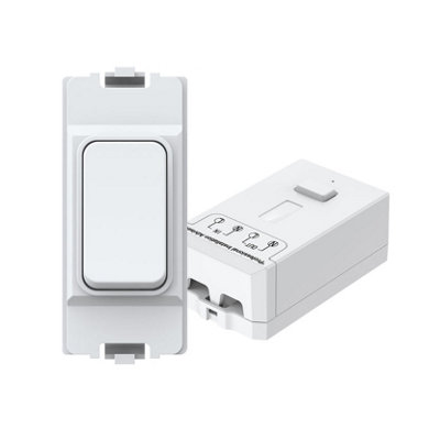 Ener-J EnerJ Wireless Kinetic Grid Switch With 500W Receiver White 240V from B&Q