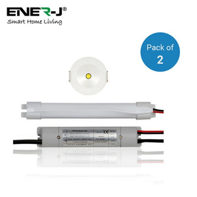 Ener-J Pack Of 23W Emergency Led Downlight from B&Q