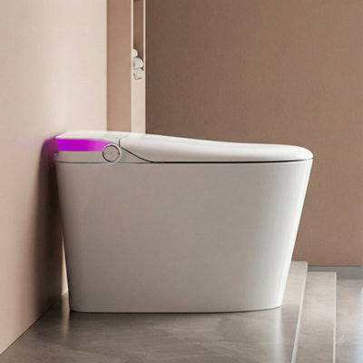 Ener-J Hygienepro Smart Toilet Inner Tank Voice Control Heated Seat Bidet White from B&Q