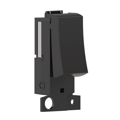 Ener-J Click Scolmore Pro Black Grid Dimmer Switch For Lighting Control from B&Q