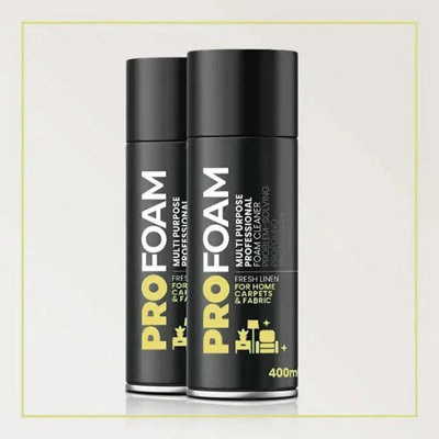  - Profoam Carpet & Fabric Cleaner Fresh Linen Spray 400MlPack Of 2