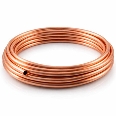 Mkgt Flexible Microbore Copper Tube For PlumbingWater & Gas Installations 8mm X 5 Metres from B&Q