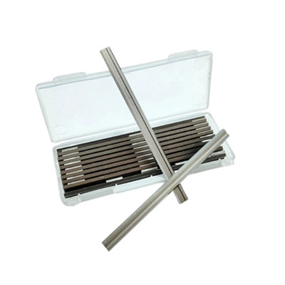 OKODOKO 10X Hss 82mm Reversible Electric Planer Blades Boxed For Makita For Bosch For Hitachi from B&Q