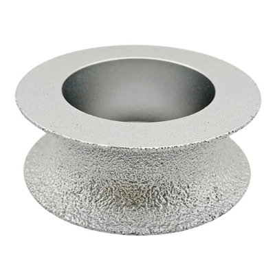 OKODOKO Concave Abrasive Bullnose Angle Grinder Grinding Wheel (25mm Grinding Edge) Tool Brazed For StoneMarble & Granite from B&Q