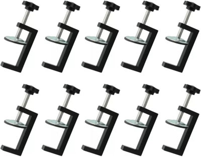OKODOKO Adjustable G Clamps For Woodwork Carpentry Mini Screw Table C Clamps (10Pcs) from B&Q