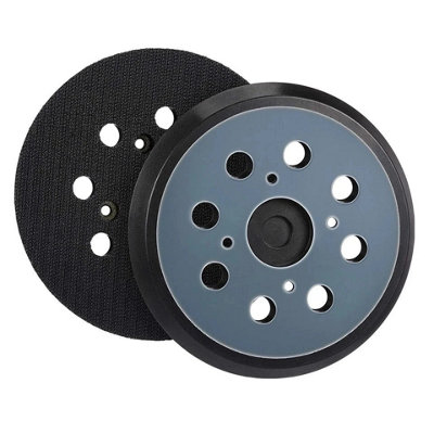 OKODOKO 125mm 8Hole Medium Hook & Loop Orbital Sander Backing Pad For Ryobi 030157001018 from B&Q