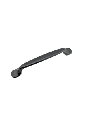 B&Q -  10Pcs Matte Black Kitchen Cabinet Drawer Pull Handles 128mm Hole Centres & Bolts