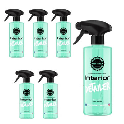  - Infinity Wax Interior Detailer Anti-Static Valeting Cleaner 500Ml X6 Bottles