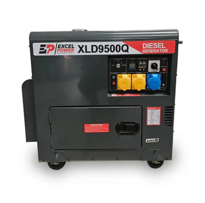 Excel Power Generators Excel Power Xld9500Q 6.5Kw Diesel Generator from B&Q