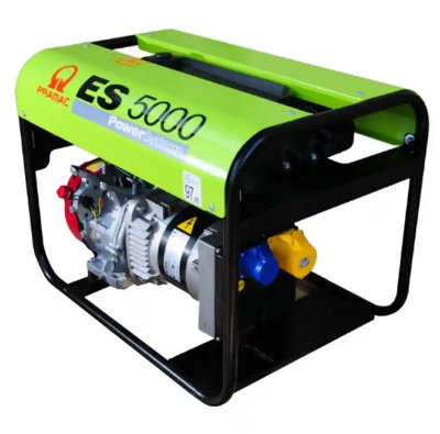 Pramac Es5000 230V / 110V 4.6Kw Long Run Petrol Generator from B&Q