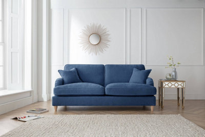 Piper 3 Seater Sofa Manhattan Navy from B&Q