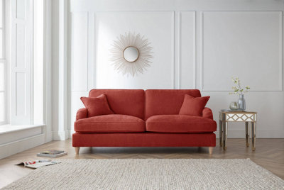 Piper 3 Seater Sofa Manhattan Apricot from B&Q