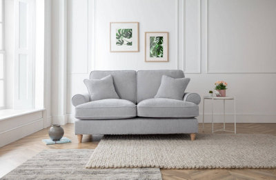 Lola 2 Seater Sofa Manhattan Charcoal from B&Q