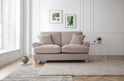Lola 2 Seater Sofa Manhattan Putty from B&Q