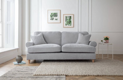 Lola 3 Seater Sofa Manhattan Ice from B&Q